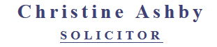 Christine Ashby Solicitor
